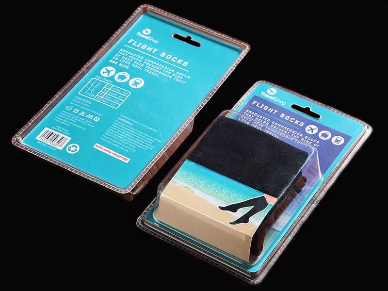 50丝PETG女士长筒袜吸塑盒