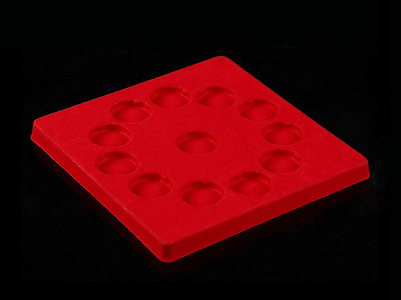 化妆品植绒吸塑内托