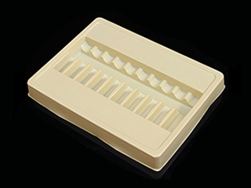 化妆品黄色吸塑内托