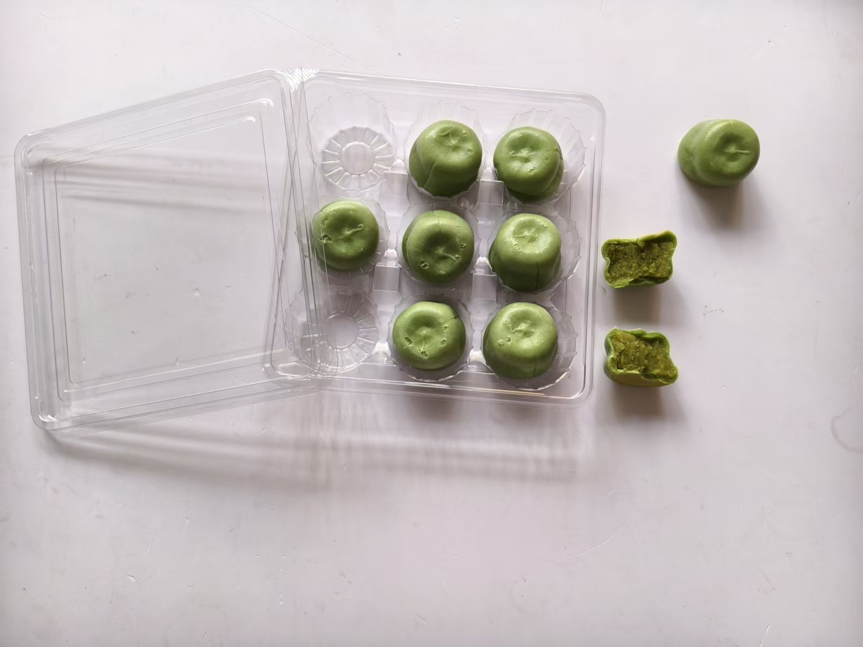 PET吸塑盒_绿豆糕吸塑盒